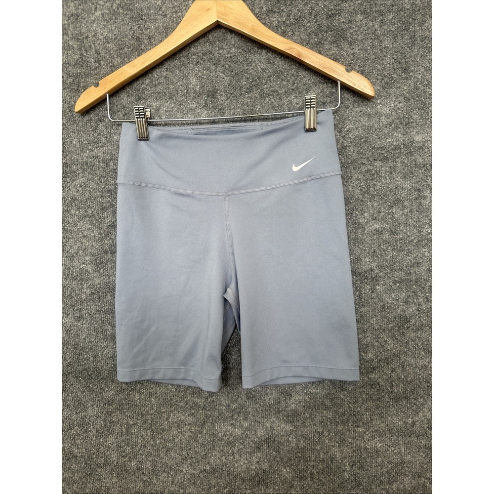Nike Shorts Womens Small Gray One High Waisted Biker Shorts Bicycle Activewear